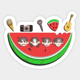 Fanart twinkling watermelon ver 1 Sticker